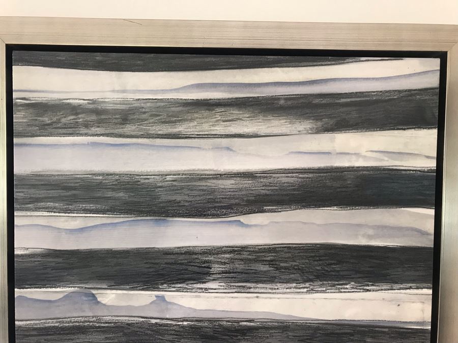 Pair Of Borderlines V Canvas Prints With Wooden Silvered Frame 24 X 30 [Photo 6]