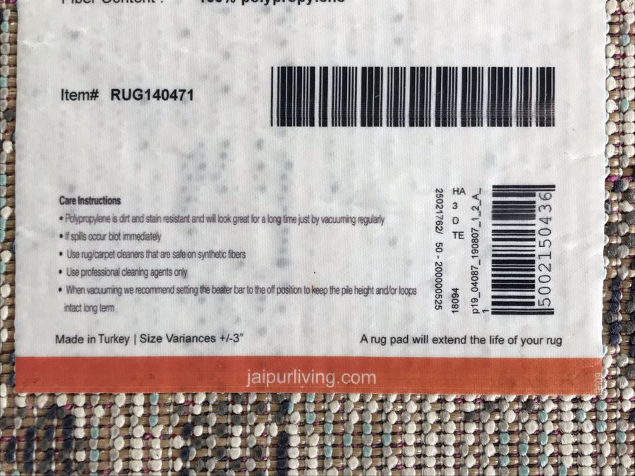 Jaipur Pol01 Polaris Collection Synthetic Area Rug 8'10 X 12' Retails For $675 [Photo 9]
