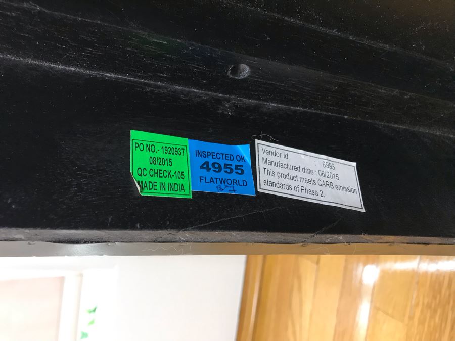 Restoration Hardware La Salle Metal-Wrapped Side Table With Decorative Vase 22 X 22 X 23H [Photo 6]