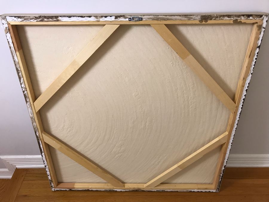 Pair Of Canvas Swirl Circle Prints 40 X 40 Each [Photo 8]