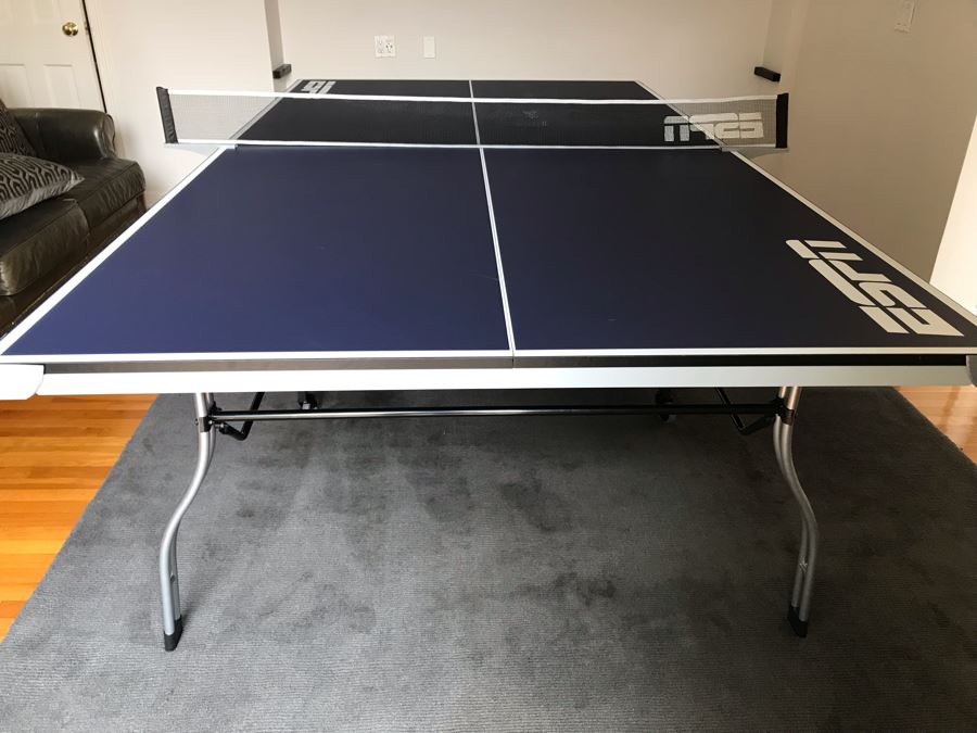 ESPN Folding Portable Ping Pong Table With (4) Paddles And Balls 108L X 60W X 36H