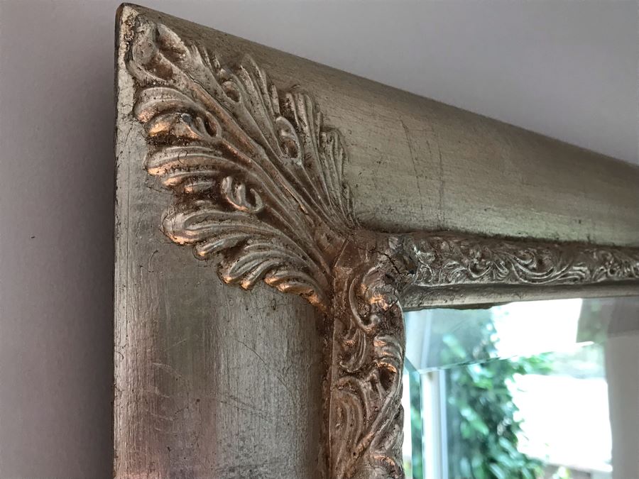 Beveled Glass Silvered Wall Mirror 36 X 46 [Photo 4]