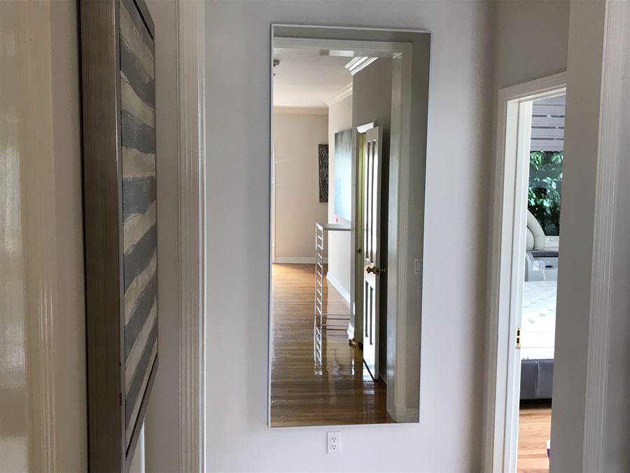 Full Length Wall Mirror With Metal Frame 30 X 77 [Photo 3]
