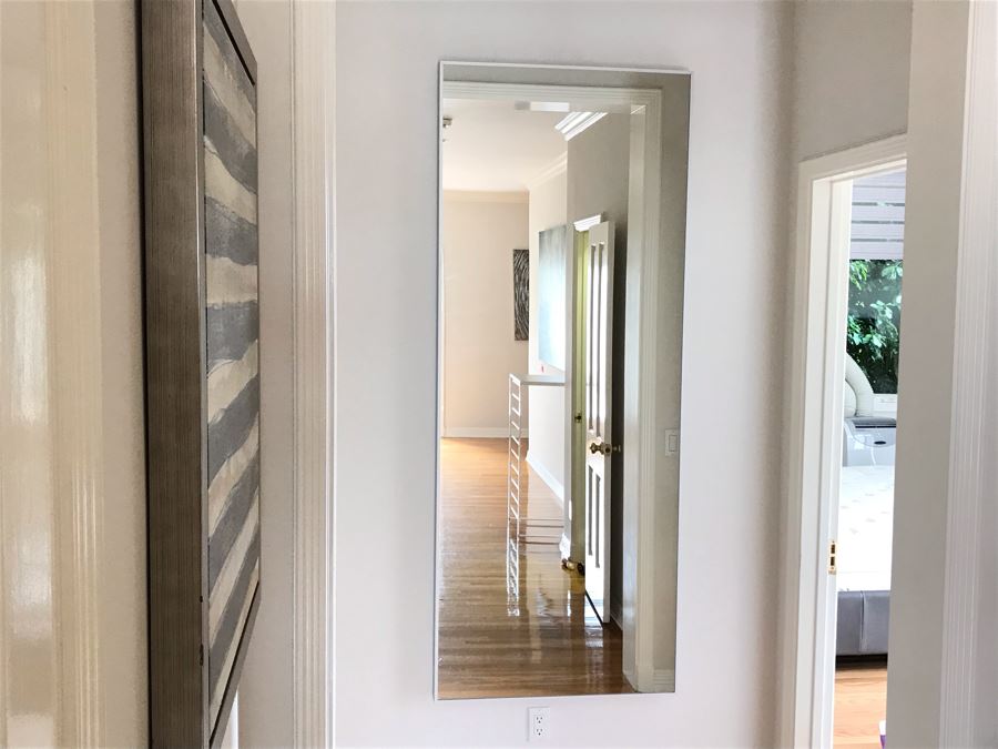 Full Length Wall Mirror With Metal Frame 30 X 77