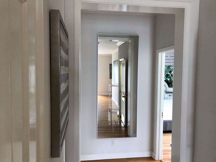 Full Length Wall Mirror With Metal Frame 30 X 77 [Photo 2]