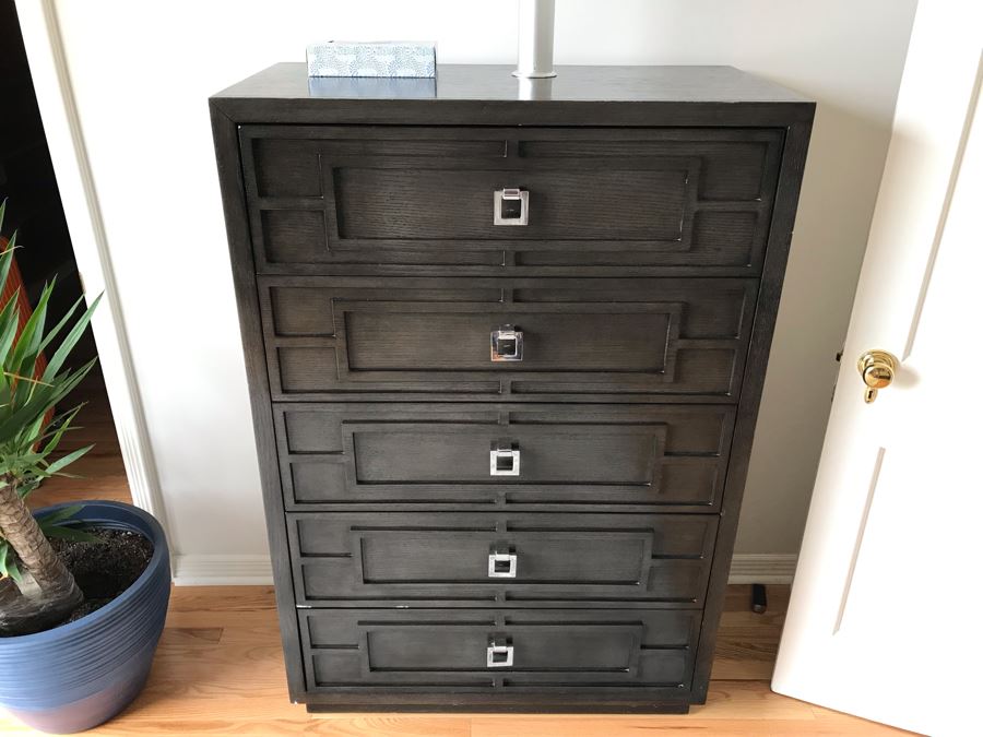 Z Gallerie Gunnar Collection 5-Drawer Chest Of Drawers Dresser 37W X 19D X 55H Retails $1,099 [Photo 3]