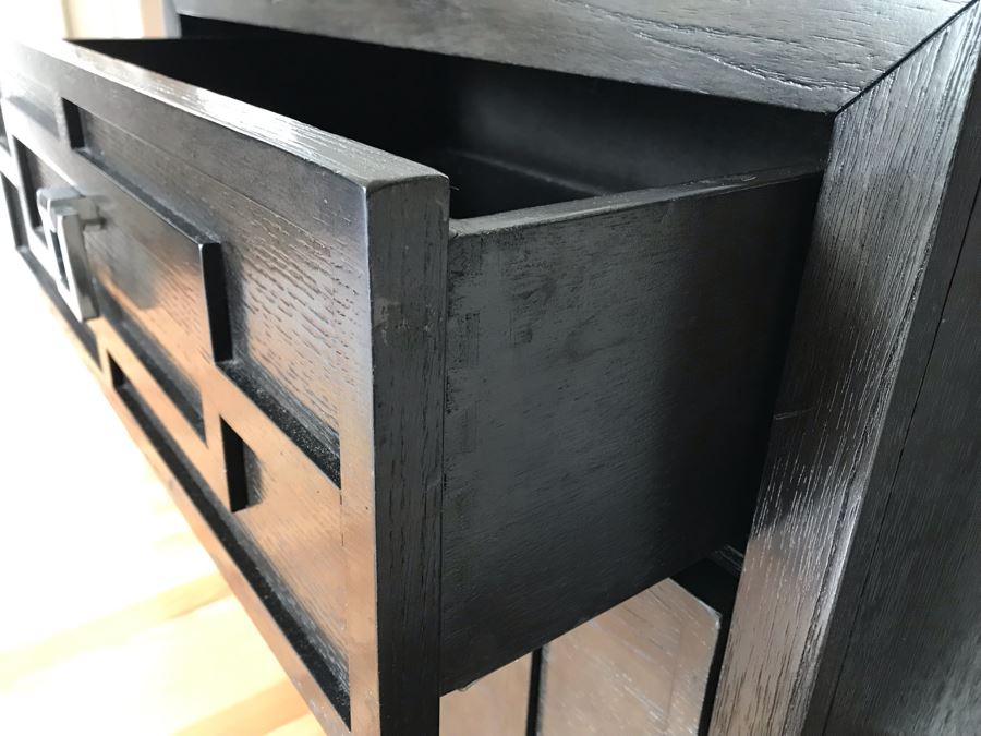 Pair Of Z Gallerie Gunnar Collection 2-Drawer Nightstands Side Tables 27W X 18D X 29H Retails $998 [Photo 4]