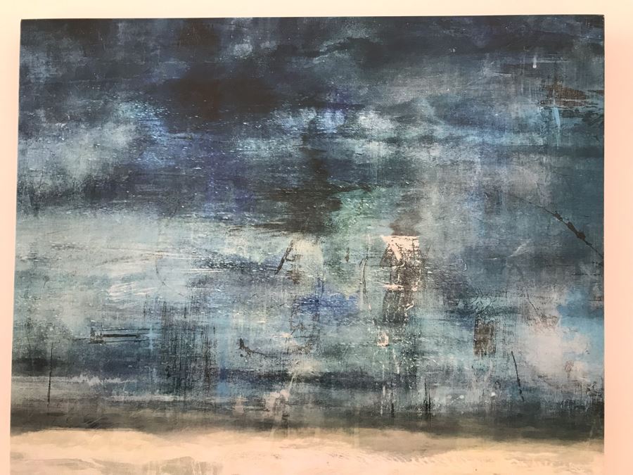 Canvas Print Wall Artwork Memory Of Blue 30 X 45 [Photo 3]