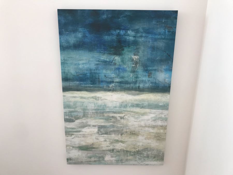 Canvas Print Wall Artwork Memory Of Blue 30 X 45 [Photo 2]