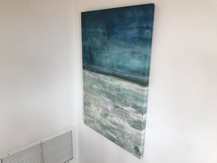 Canvas Print Wall Artwork Memory Of Blue 30 X 45 [Photo 4]