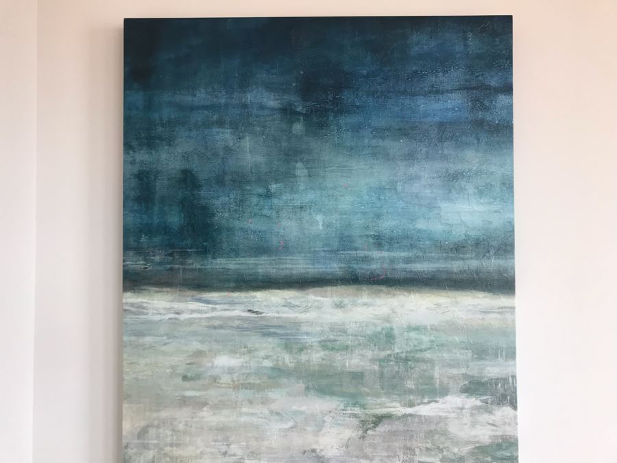 Canvas Print Wall Artwork Memory Of Blue 30 X 45 [Photo 2]