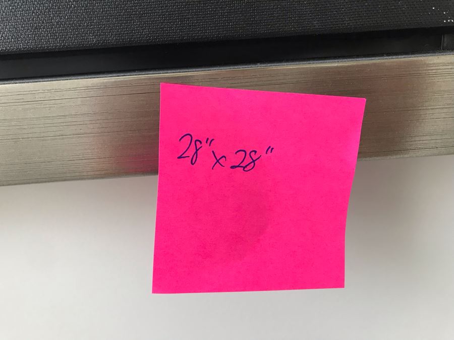 Coral Print Wall Artwork In Silvered Wooden Frame 28 X 28 [Photo 6]