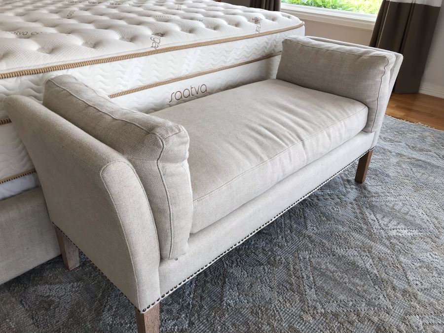 Bench With Nailheads By Orient Express Furniture 61W X 21D X 26H [Photo 4]