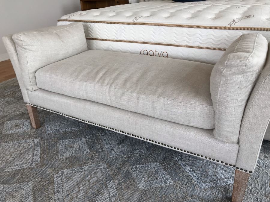 Bench With Nailheads By Orient Express Furniture 61W X 21D X 26H [Photo 6]