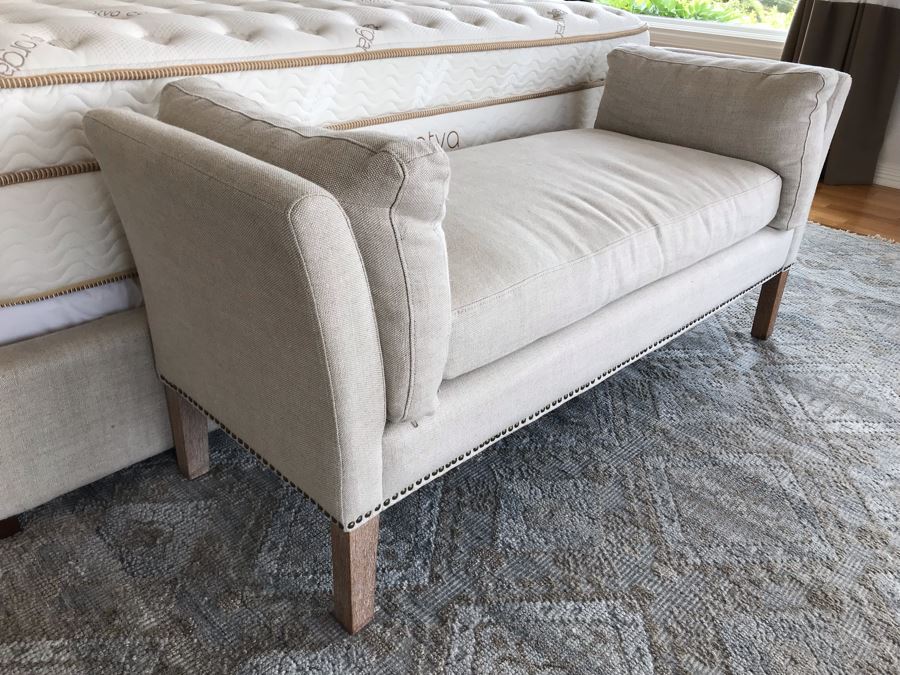 Bench With Nailheads By Orient Express Furniture 61W X 21D X 26H [Photo 3]