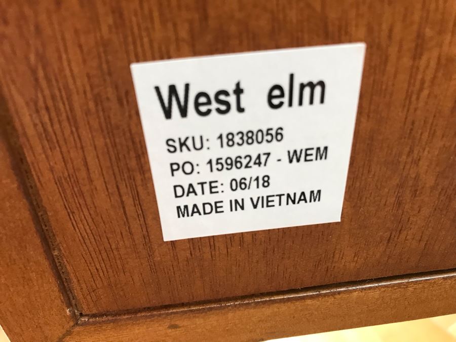 Pair Of West Elm Mid-Century Danish Modern Style Nightstands End Tables 28W X 15D X 30H [Photo 7]