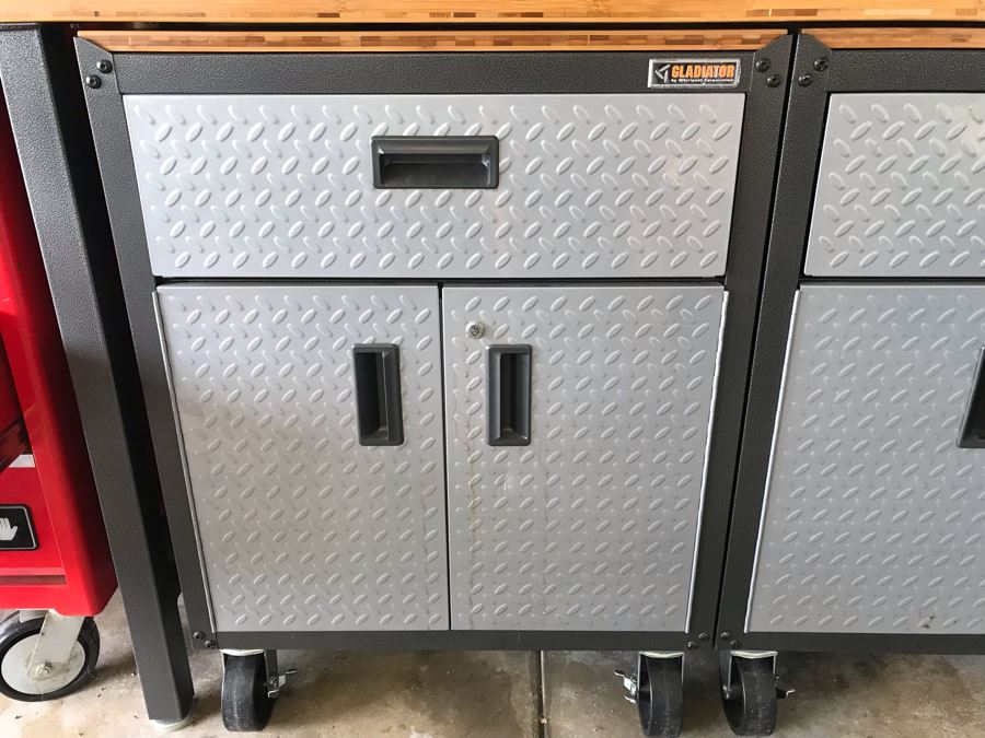 Gladiator By Whirlpool Corporation Wood Top Work Bench 67W X 20D X 40H