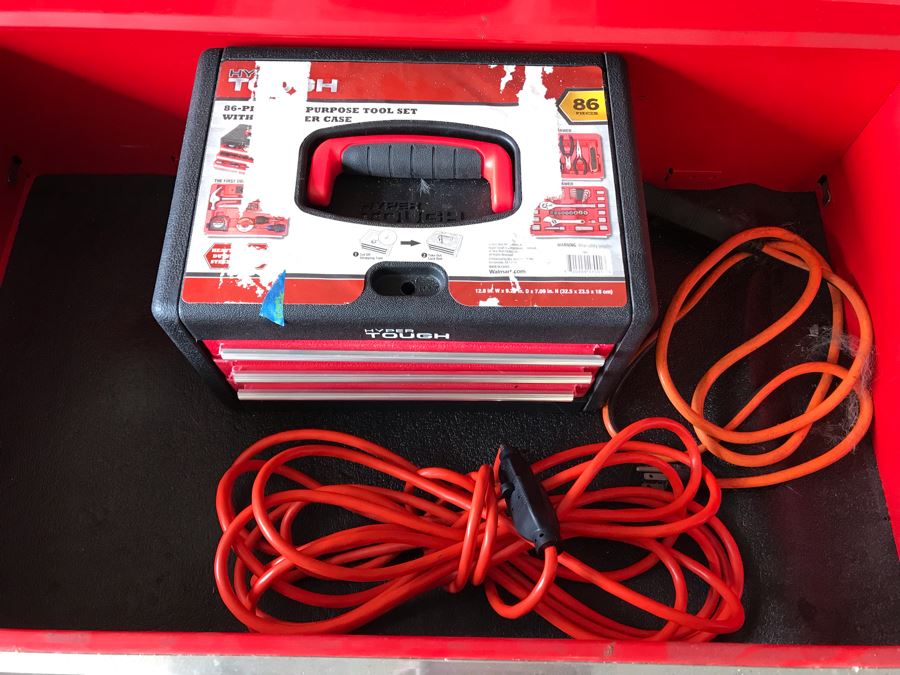 Husky Professional Tool Chest Box On Casters Filled With Tools - See Photos [Photo 18]