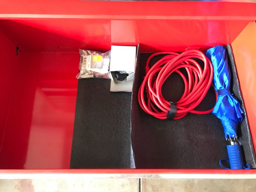 Husky Professional Tool Chest Box On Casters Filled With Tools - See Photos [Photo 17]