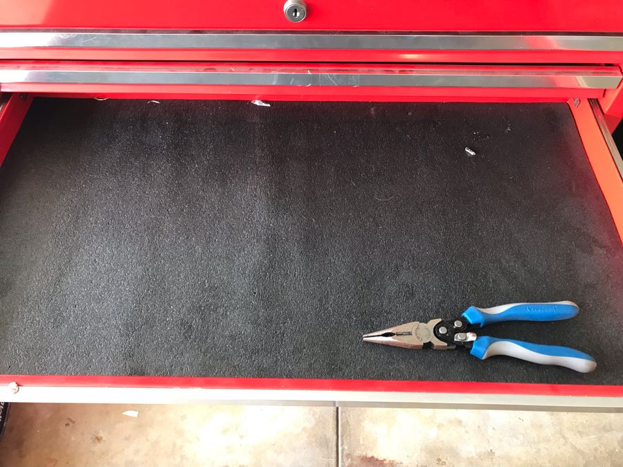 Husky Professional Tool Chest Box On Casters Filled With Tools - See Photos [Photo 8]