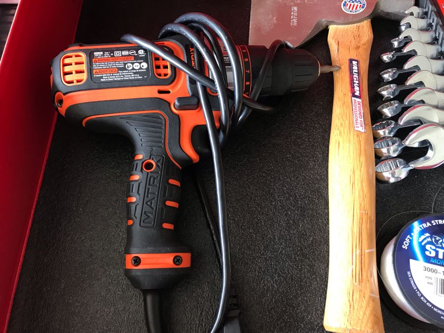 Husky Professional Tool Chest Box On Casters Filled With Tools - See Photos [Photo 13]