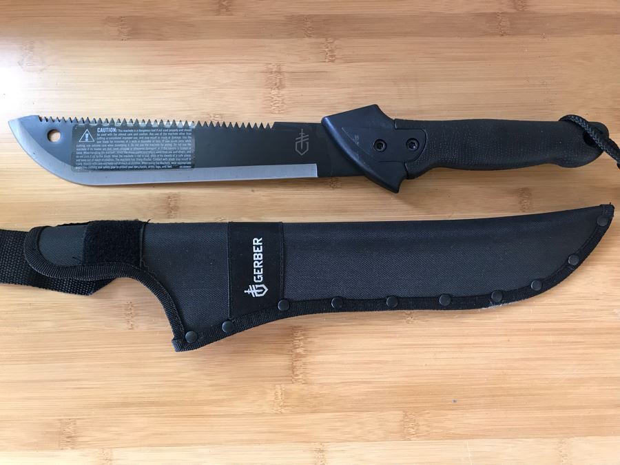 New Gerber Knife With Sheath 4660816E1