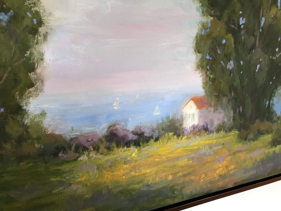 Original Plein Air Oil Painting Signed By Kathleen M Robison Laguna Beach 36 X 48 Retails $2,900 [Photo 8]