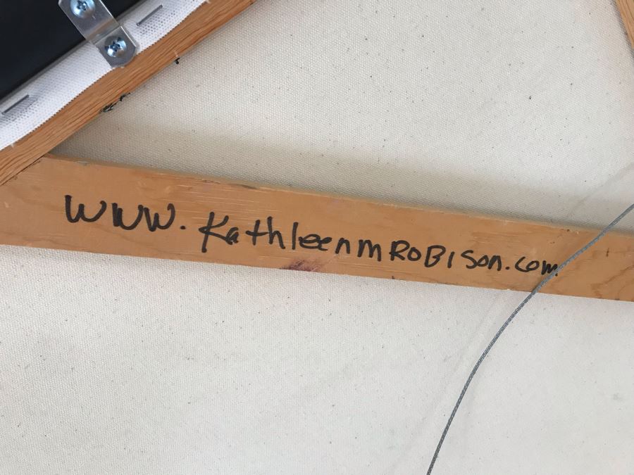 Original Plein Air Oil Painting Signed By Kathleen M Robison Laguna Beach 36 X 48 Retails $2,900 [Photo 15]