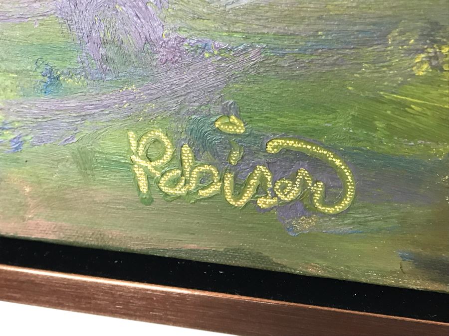 Original Plein Air Oil Painting Signed By Kathleen M Robison Laguna Beach 36 X 48 Retails $2,900 [Photo 4]