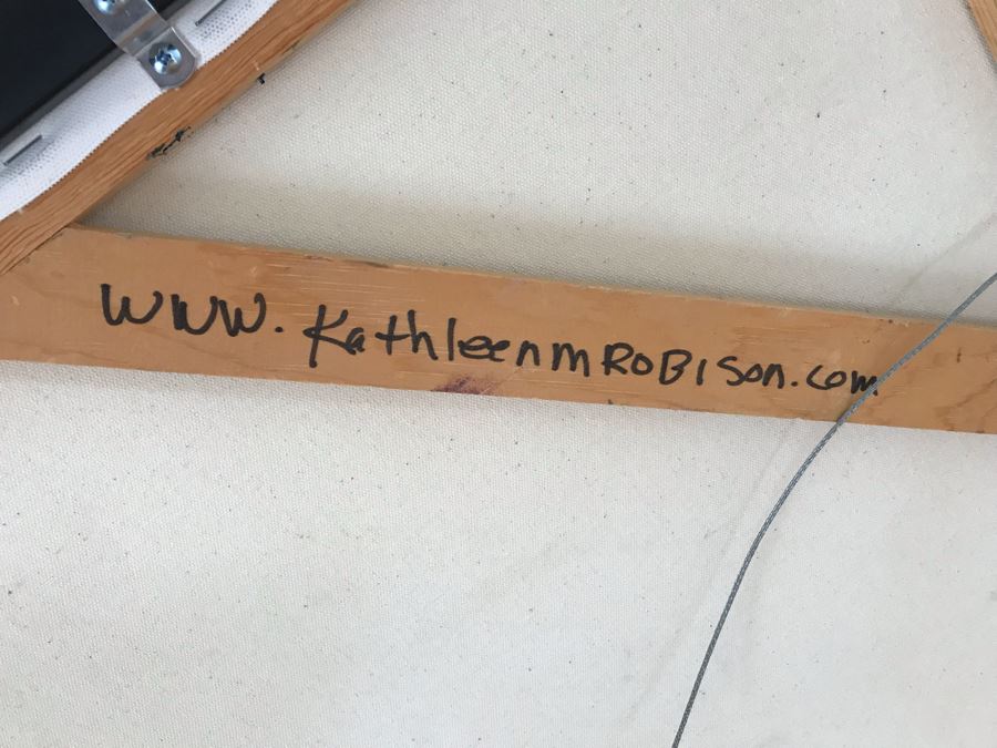 Original Plein Air Oil Painting Signed By Kathleen M Robison Laguna Beach 36 X 48 Retails $2,900 [Photo 13]