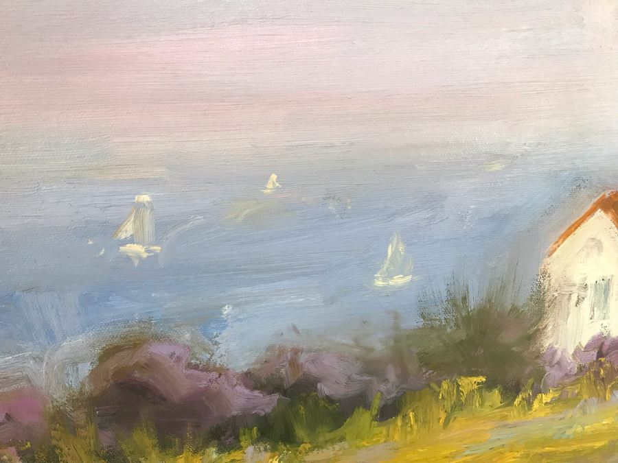 Original Plein Air Oil Painting Signed By Kathleen M Robison Laguna Beach 36 X 48 Retails $2,900 [Photo 9]