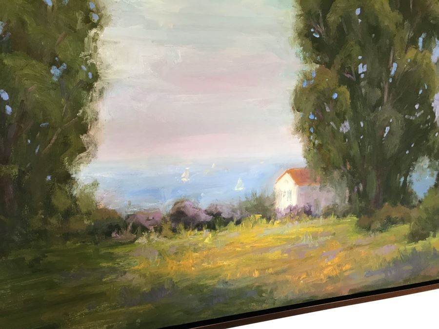 Original Plein Air Oil Painting Signed By Kathleen M Robison Laguna Beach 36 X 48 Retails $2,900 [Photo 5]