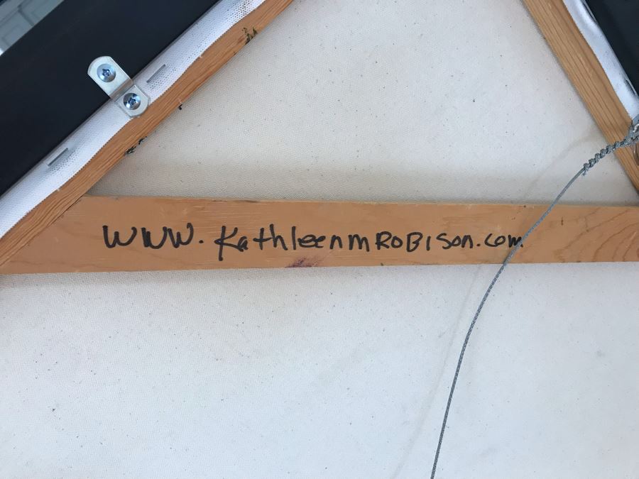 Original Plein Air Oil Painting Signed By Kathleen M Robison Laguna Beach 36 X 48 Retails $2,900 [Photo 11]