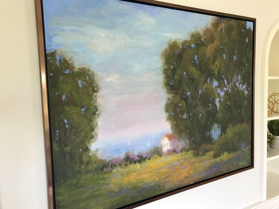 Original Plein Air Oil Painting Signed By Kathleen M Robison Laguna Beach 36 X 48 Retails $2,900 [Photo 6]