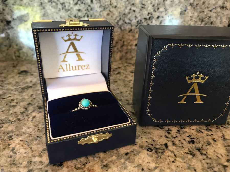 Just Added - Allurex Silver Ring With Box [Photo 2]