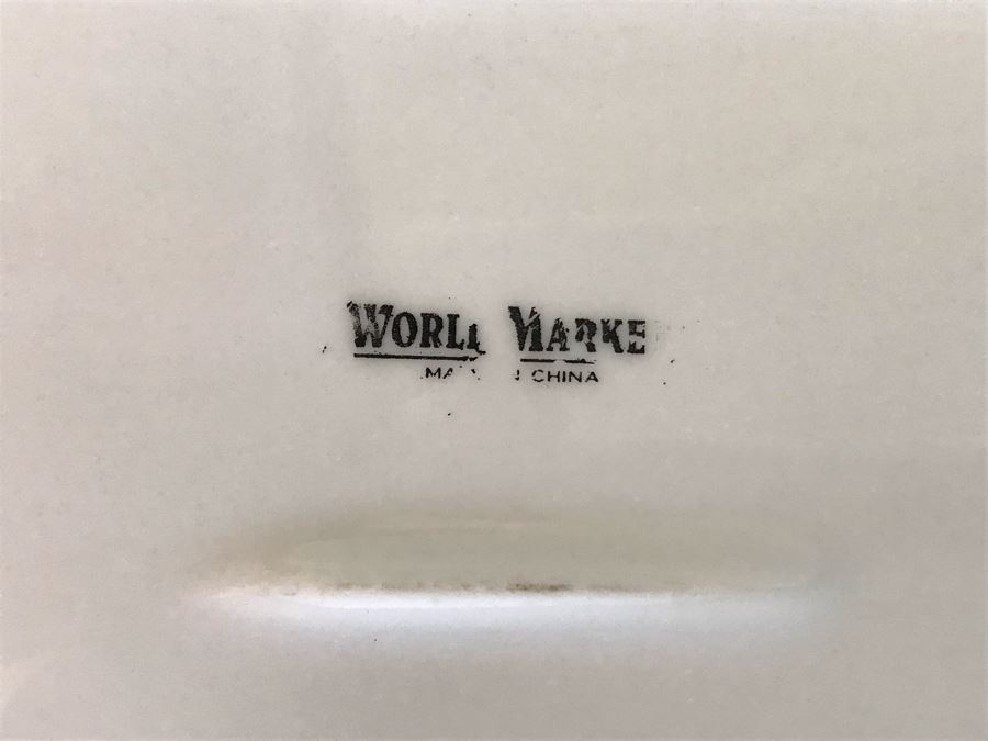 Just Added - Apx 14 White Porcelain Dishes From Better Homes And Gardens And Pair Of World Market White Trays [Photo 7]