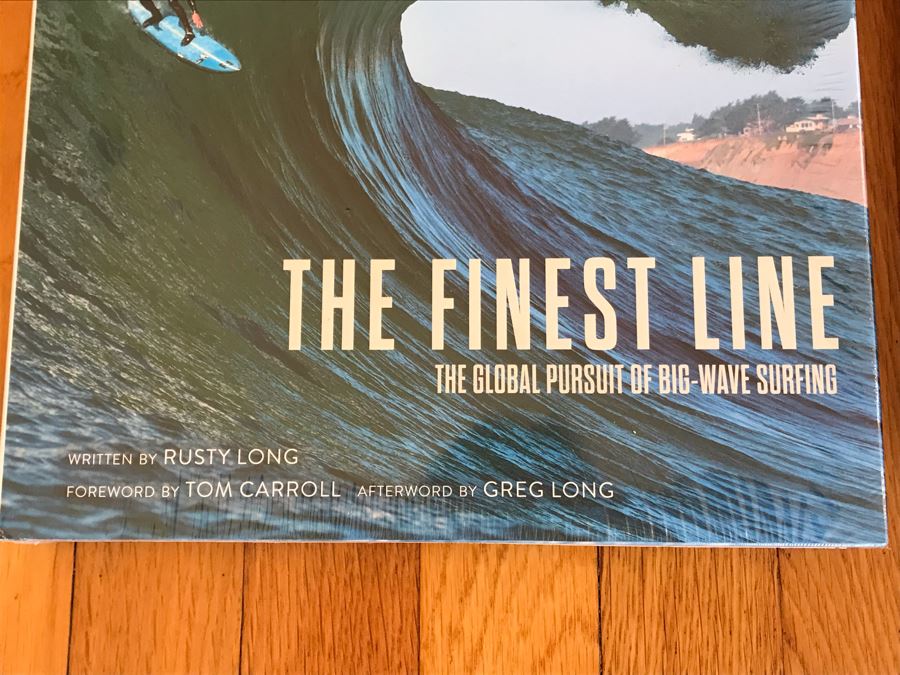 Just Added - (3) Coffee Table Books: Sealed Copy Of The Finest Line - The Global Pursuit Of Big Wave Surfing, Incredible Waves - An Appreciation Of Perfect Surf And Surf Craft - Design And The Culture Of Board Riding [Photo 3]