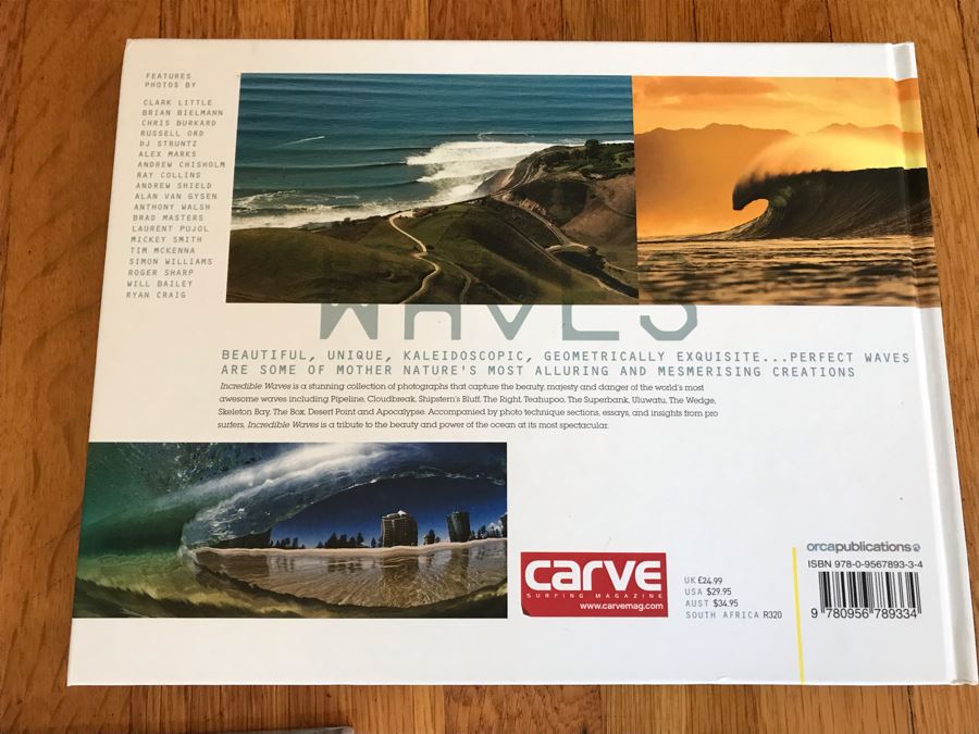 Just Added - (3) Coffee Table Books: Sealed Copy Of The Finest Line - The Global Pursuit Of Big Wave Surfing, Incredible Waves - An Appreciation Of Perfect Surf And Surf Craft - Design And The Culture Of Board Riding [Photo 21]