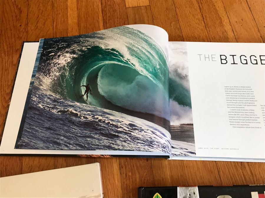 Just Added - (3) Coffee Table Books: Sealed Copy Of The Finest Line - The Global Pursuit Of Big Wave Surfing, Incredible Waves - An Appreciation Of Perfect Surf And Surf Craft - Design And The Culture Of Board Riding [Photo 25]