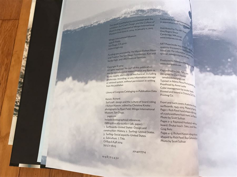 Just Added - (3) Coffee Table Books: Sealed Copy Of The Finest Line - The Global Pursuit Of Big Wave Surfing, Incredible Waves - An Appreciation Of Perfect Surf And Surf Craft - Design And The Culture Of Board Riding [Photo 13]