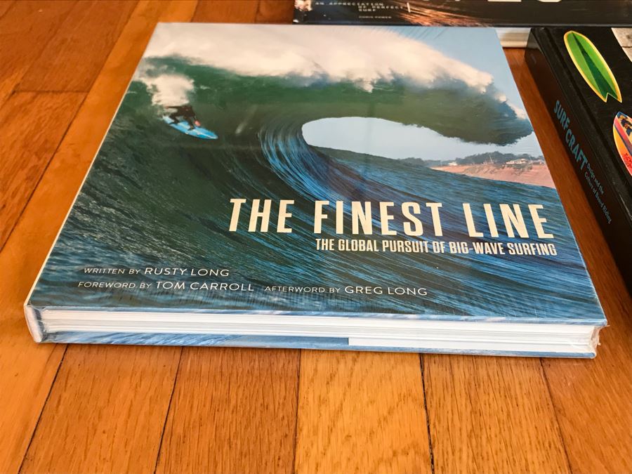 Just Added - (3) Coffee Table Books: Sealed Copy Of The Finest Line - The Global Pursuit Of Big Wave Surfing, Incredible Waves - An Appreciation Of Perfect Surf And Surf Craft - Design And The Culture Of Board Riding [Photo 4]