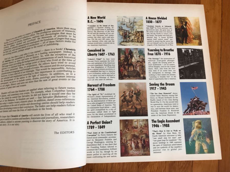 Just Added - (4) Coffee Table Books: The World Series By Josh Leventhal, Chronicles Of America, 75 Years Of Caterpillar And China Scenes [Photo 18]