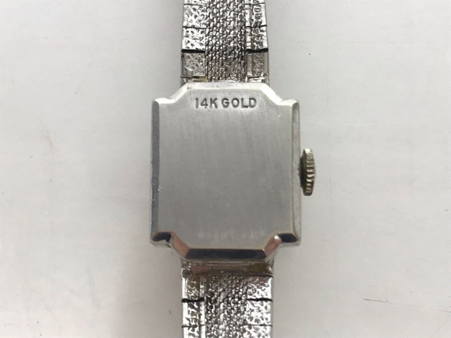 JUST ADDED - Vintage 14K Gold Women's Watch And 14K Gold Watch Band Lee Kaye 19.3g [Photo 9]