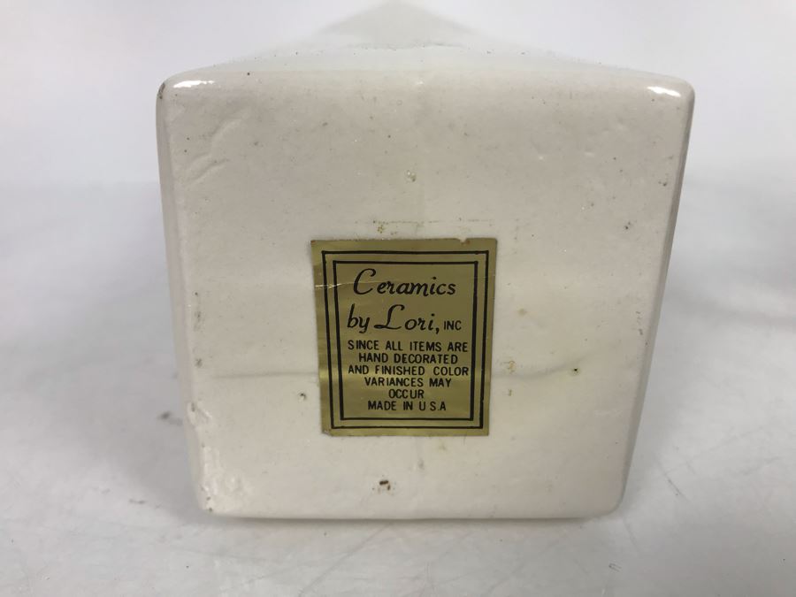 JUST ADDED - Vintage Tony Wood Staffordshire England Cow Milk Creamer And Ceramic Milk Carton Figurine [Photo 6]