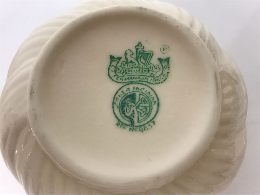 JUST ADDED - 3-Piece Irish Belleek China Lot [Photo 8]