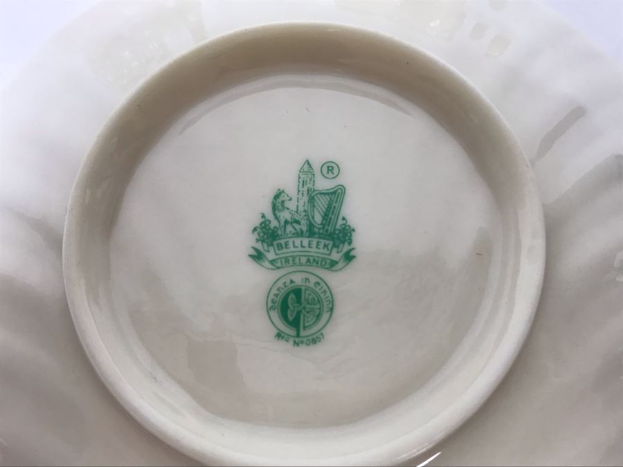 JUST ADDED - 3-Piece Irish Belleek China Lot [Photo 6]