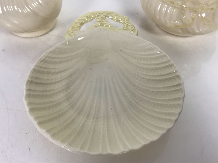 JUST ADDED - 3-Piece Irish Belleek China Lot [Photo 3]