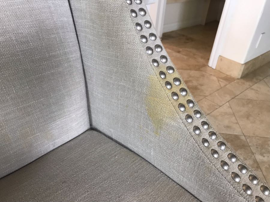 Set Of (3) Modern Upholstered Bar Stools (Some Fabric Staining) [Photo 10]