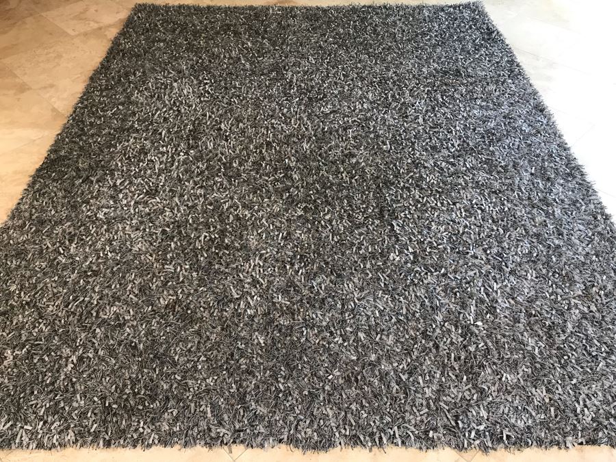 Black, Grey And White Tone Designer Rug By Matorange.com 118' X 96' [Photo 4]