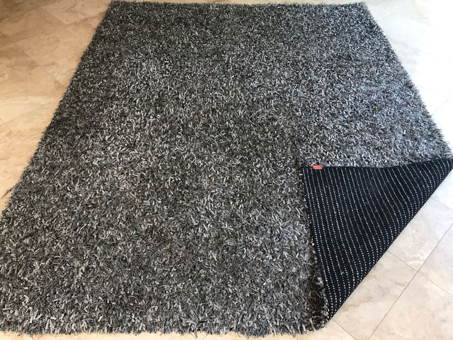 Black, Grey And White Tone Designer Rug By Matorange.com 118' X 96' [Photo 9]